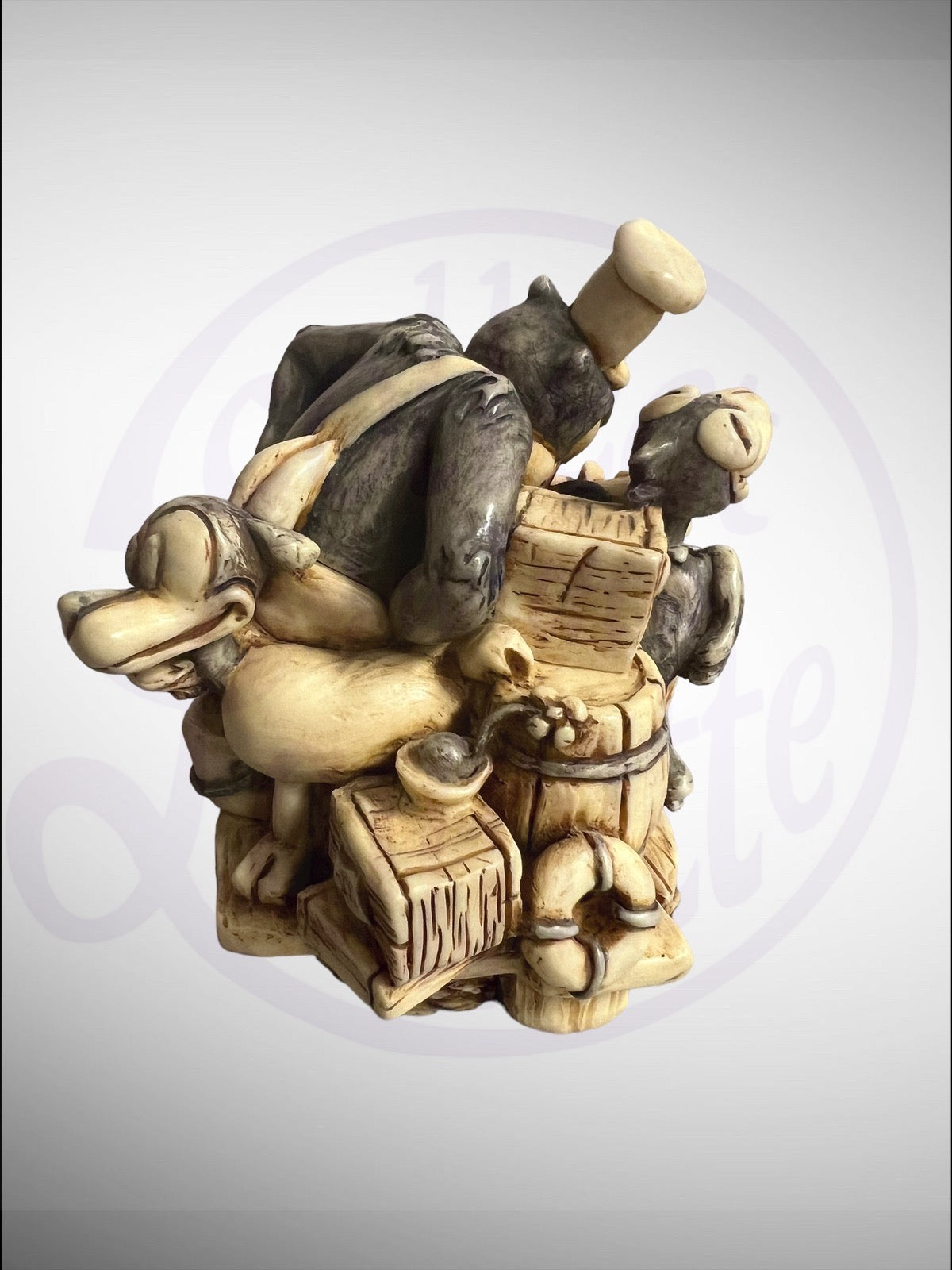 Harmony Kingdom Box - Disney Steamboat Willie Mickey Mouse Figurine No Box